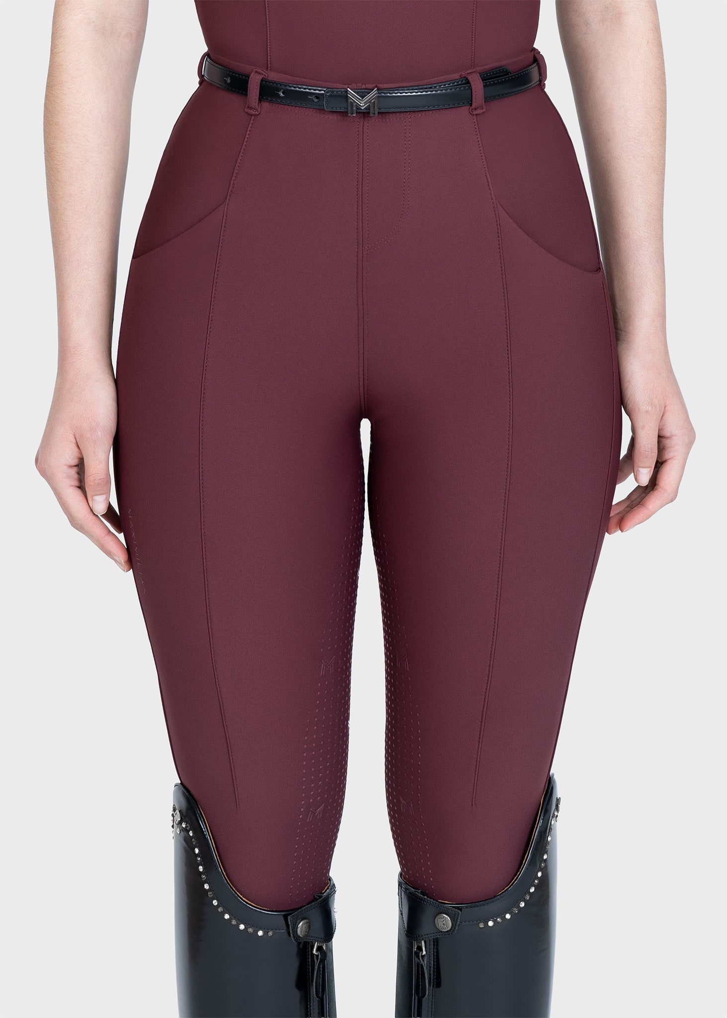 MAXIMILIAN EQUESTRIAN Velya Riding Leggings rosewood