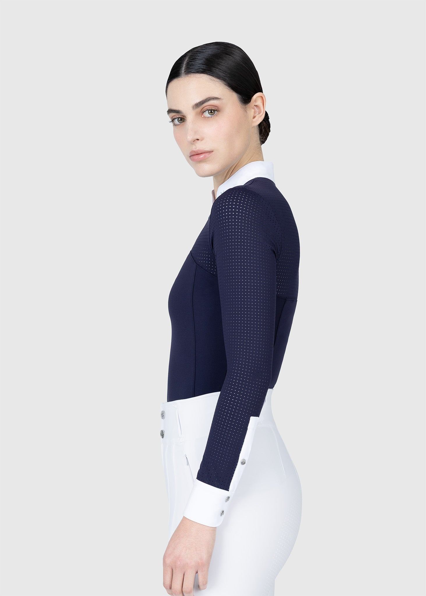 MAXIMILIAN EQUESTRIAN Grace Langarm Turniershirt navy