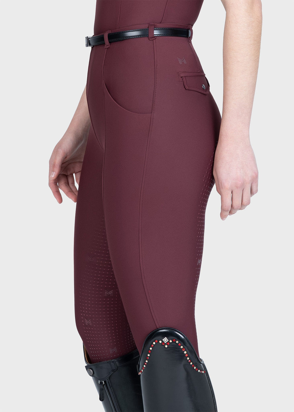 MAXIMILIAN EQUESTRIAN Velya Riding Leggings rosewood