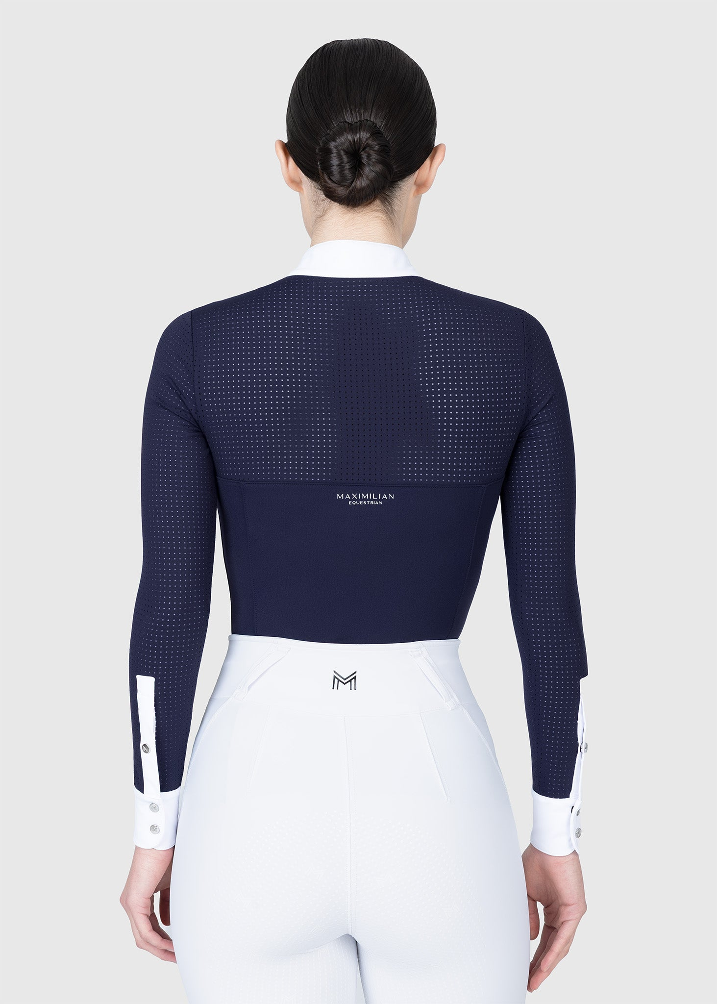 MAXIMILIAN EQUESTRIAN Grace Langarm Turniershirt navy