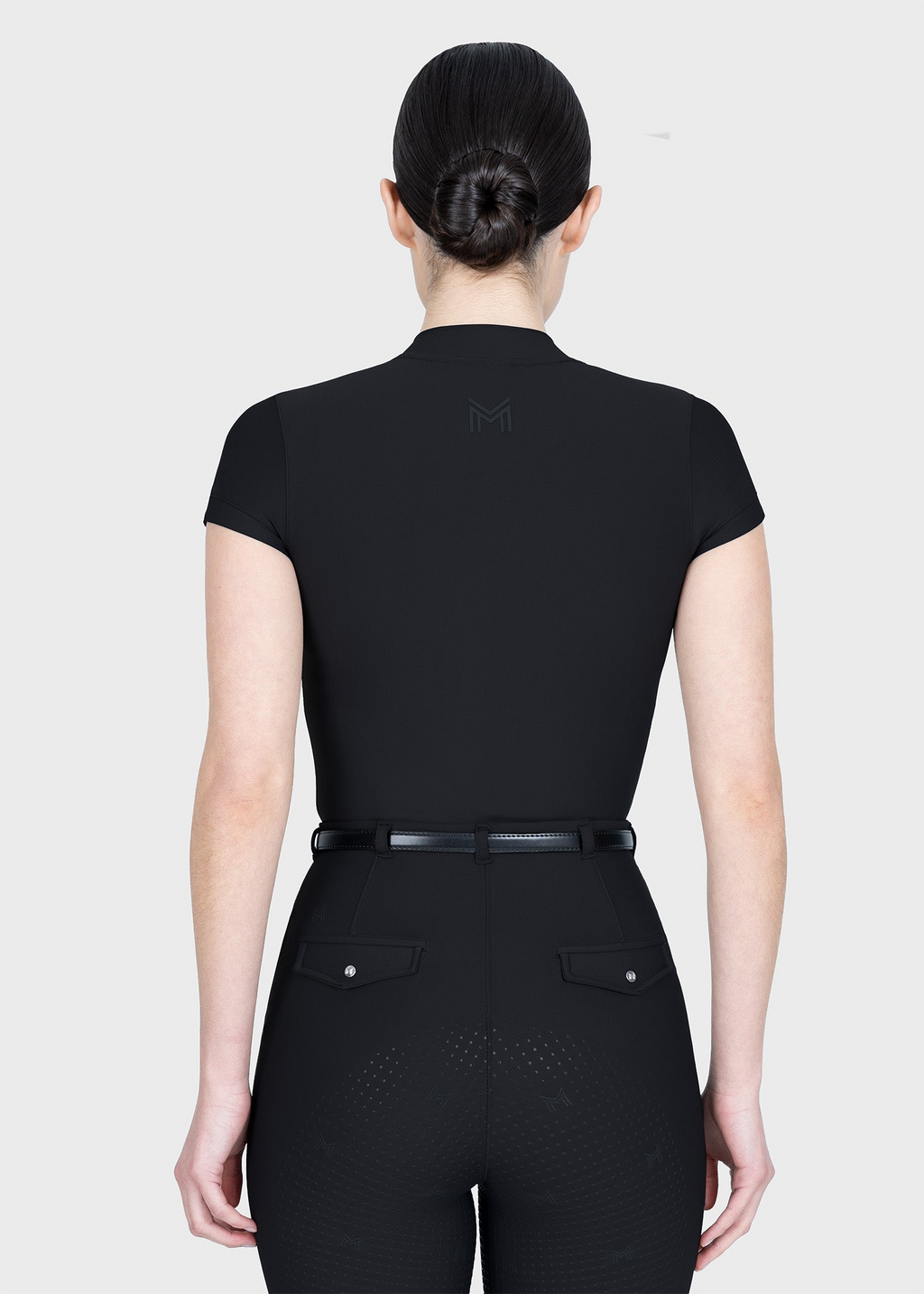 MAXIMILIAN EQUESTRIAN Velya Kurzarm Polo Shirt schwarz