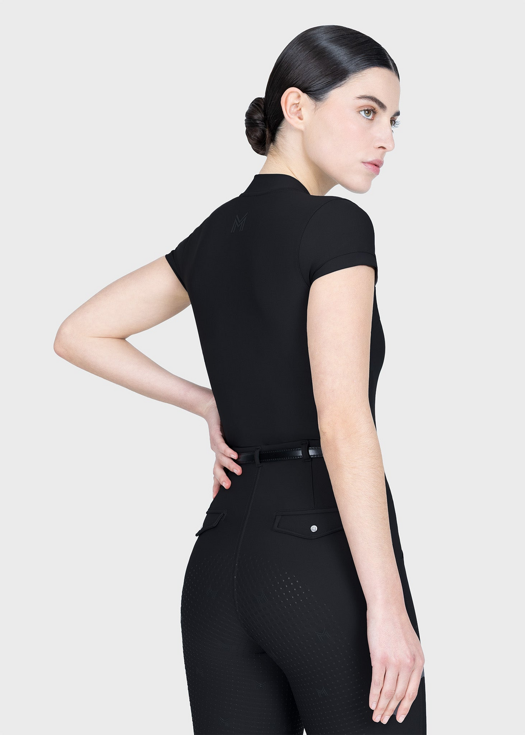 MAXIMILIAN EQUESTRIAN Velya Kurzarm Polo Shirt schwarz