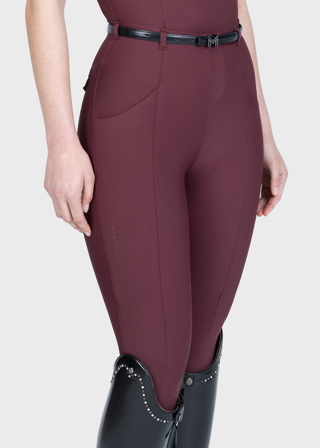 MAXIMILIAN EQUESTRIAN Velya Riding Leggings rosewood