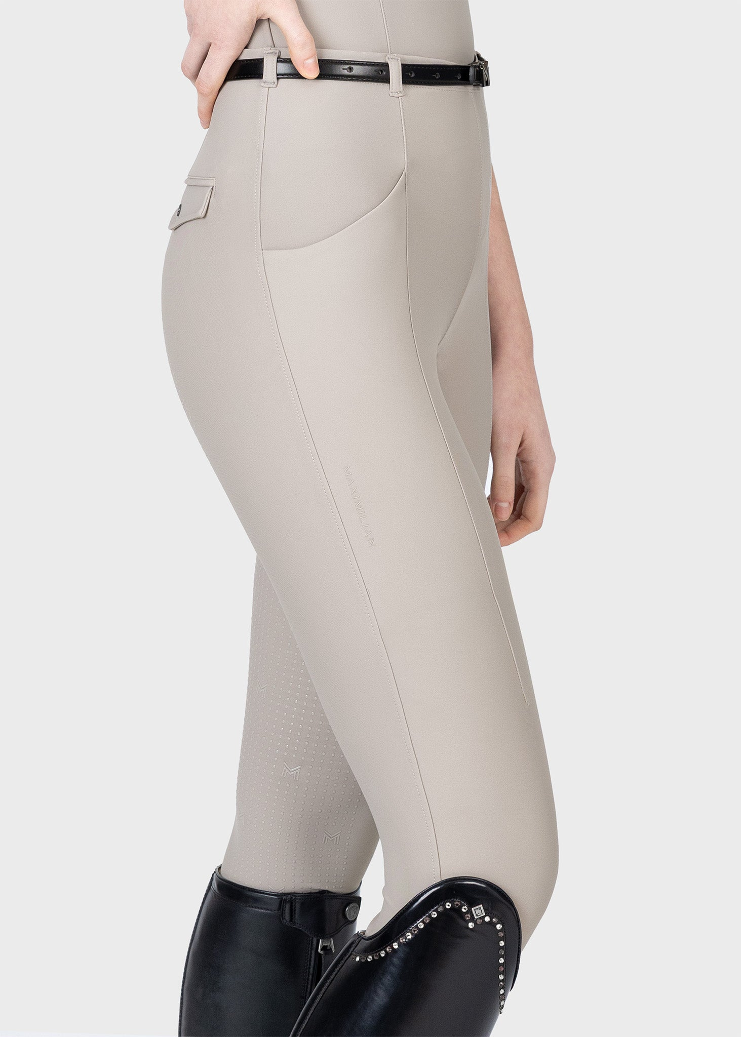 MAXIMILIAN EQUESTRIAN Velya Riding Leggings soft taupe