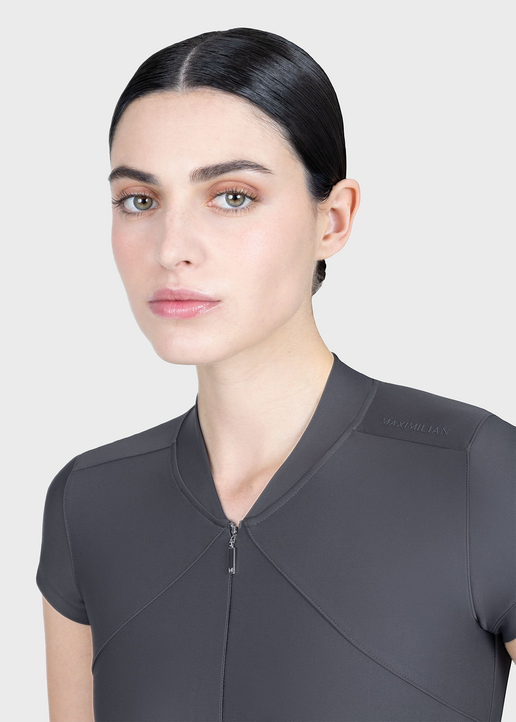 MAXIMILIAN EQUESTRIAN Velya Kurzarm Polo Shirt graphite