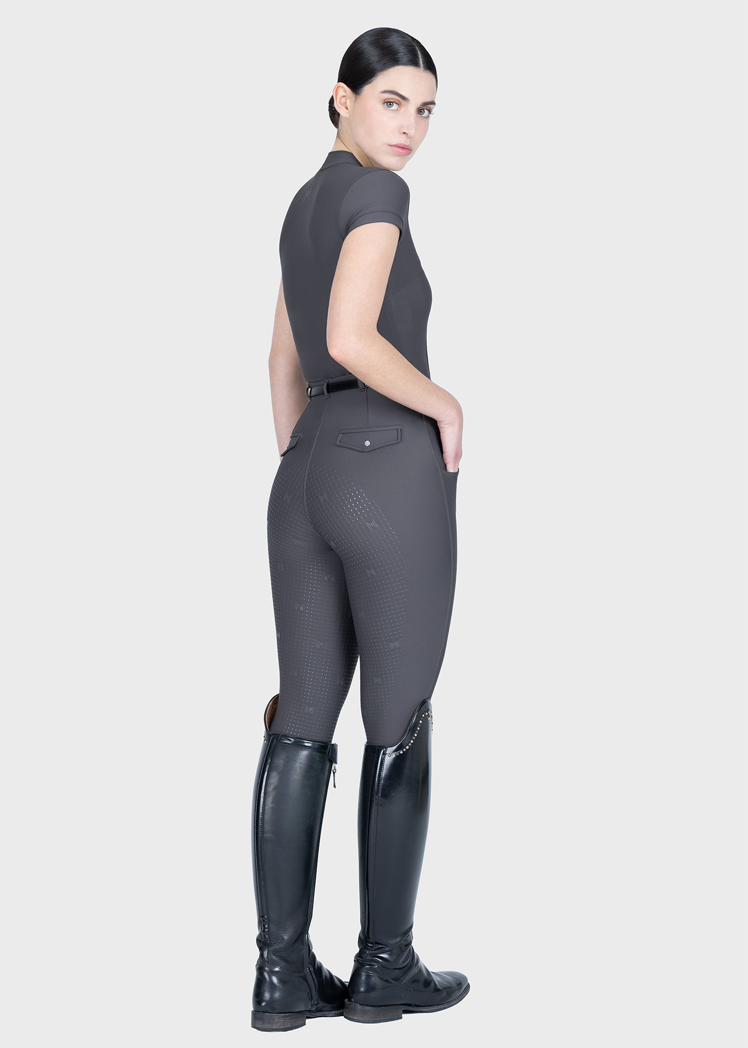MAXIMILIAN EQUESTRIAN Velya Riding Leggings graphite
