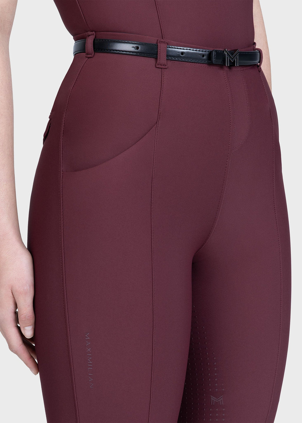 MAXIMILIAN EQUESTRIAN Velya Riding Leggings rosewood