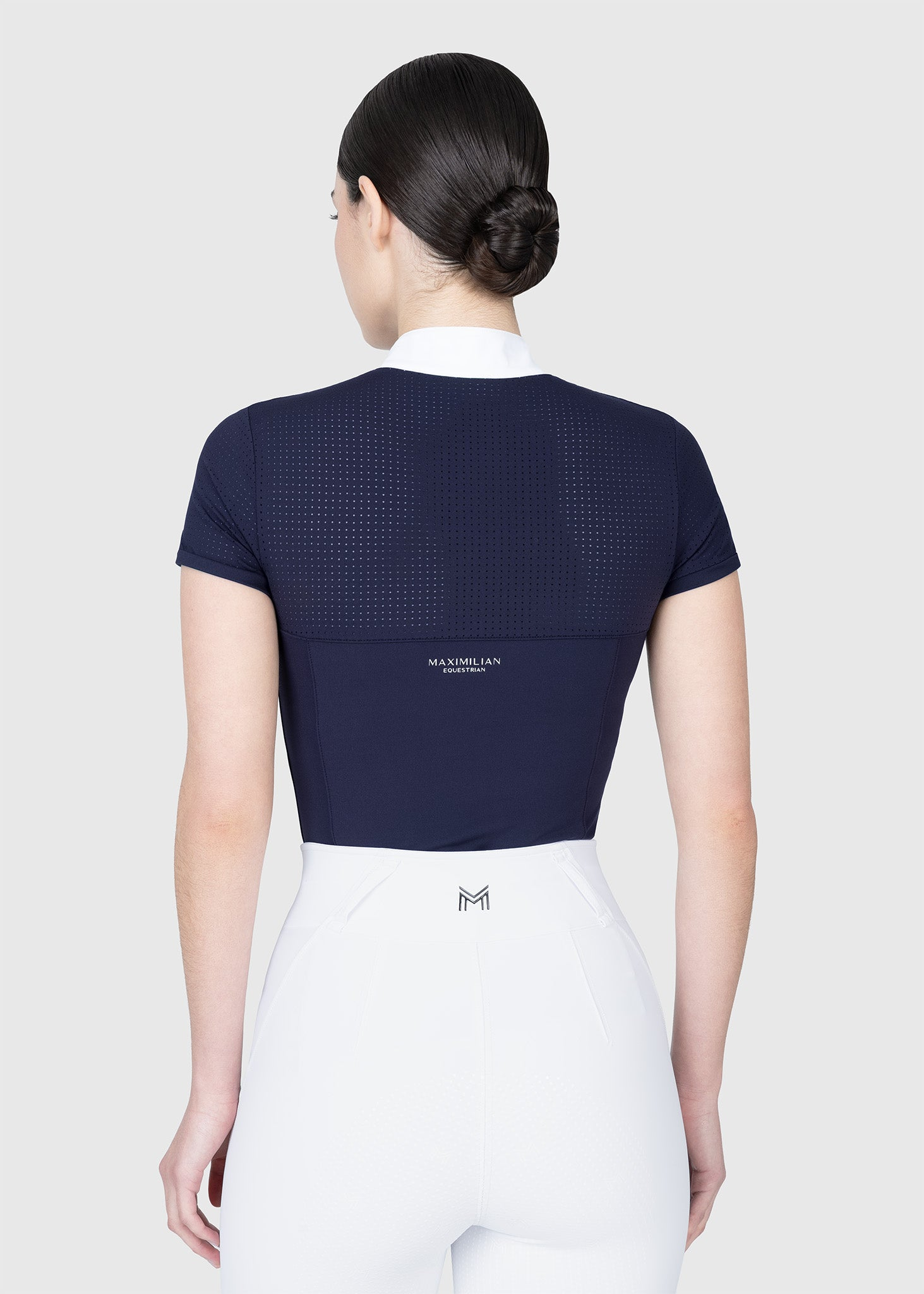 MAXIMILIAN EQUESTRIAN Grace Kurzarm Turniershirt navy