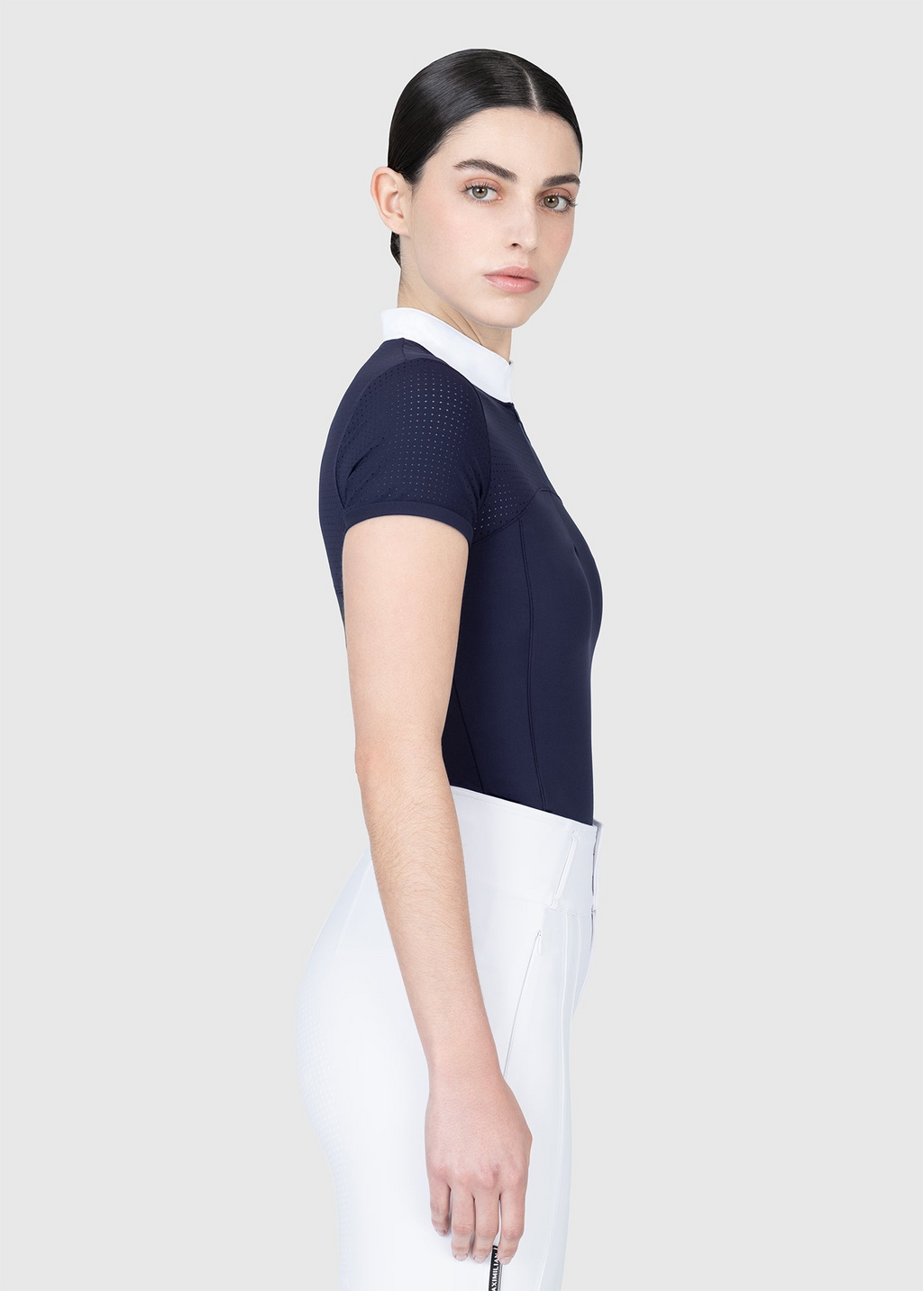 MAXIMILIAN EQUESTRIAN Grace Kurzarm Turniershirt navy