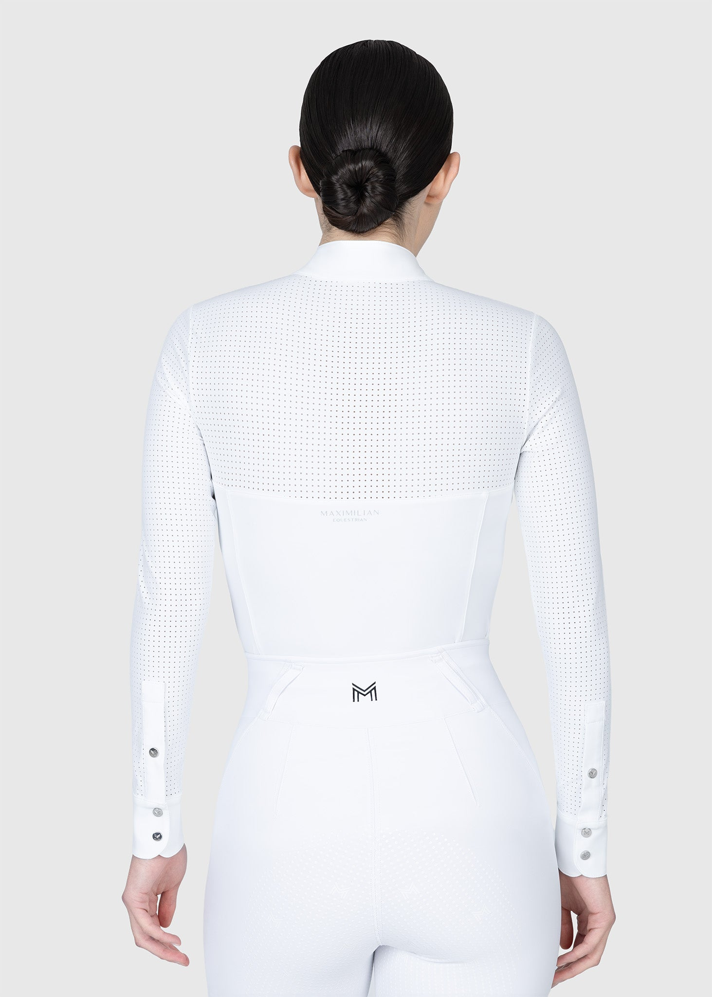 MAXIMILIAN EQUESTRIAN Grace Langarm Turniershirt weiß