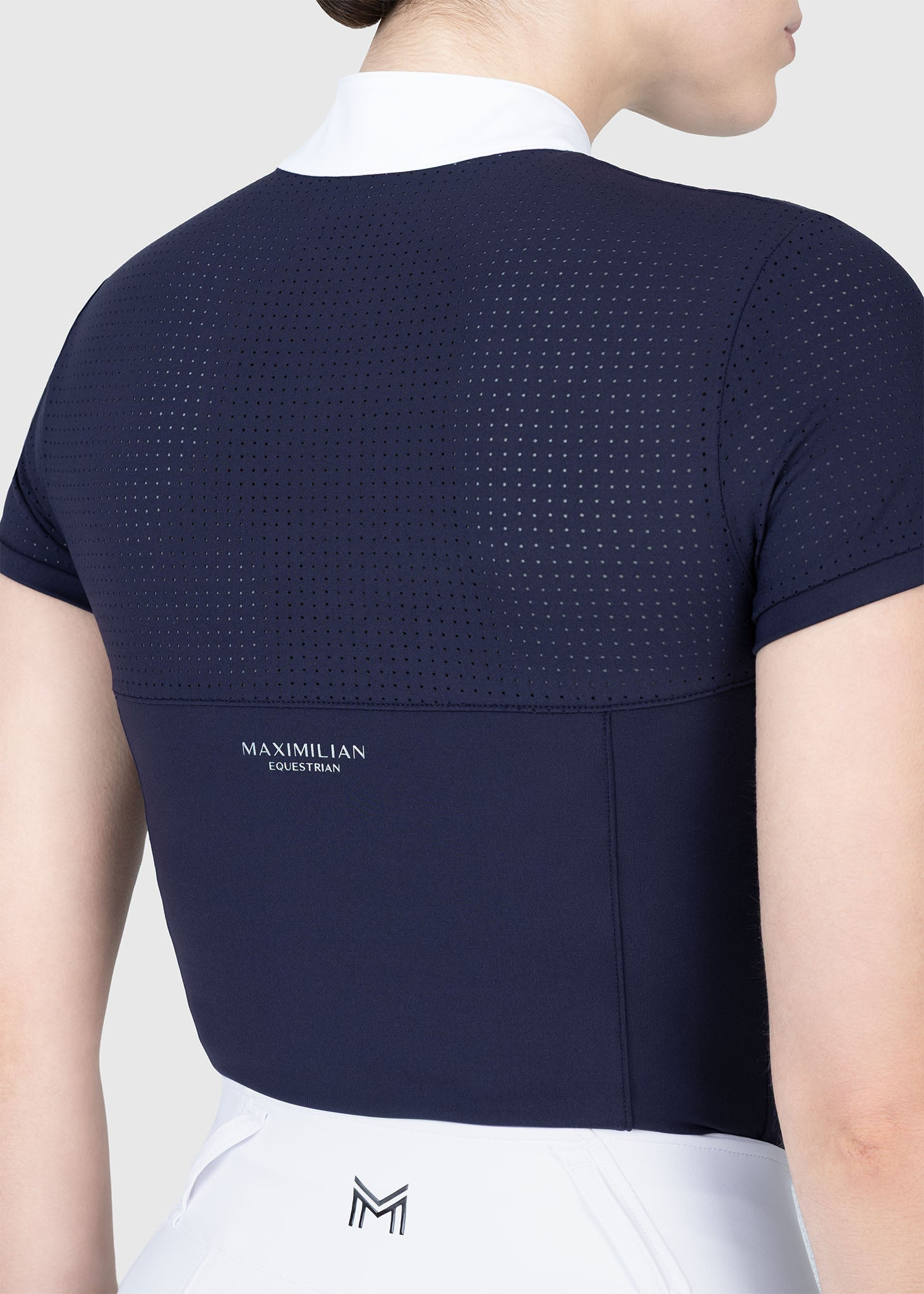 MAXIMILIAN EQUESTRIAN Grace Kurzarm Turniershirt navy