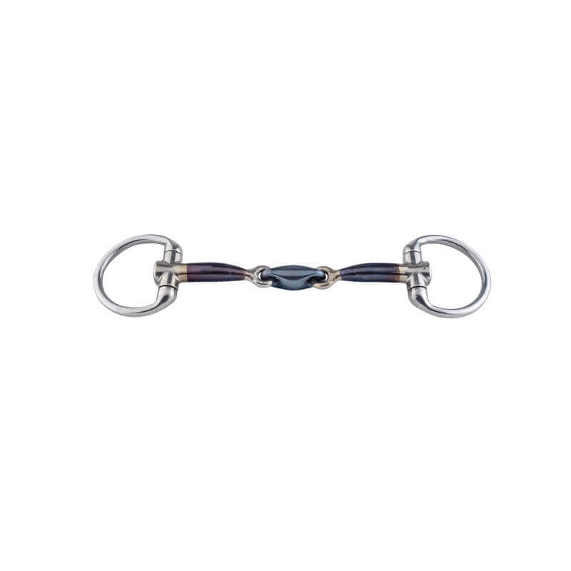 TRUST equestrian Sweet Iron Doppelt Gebrochen Olivenkopf-Unterlegtrense