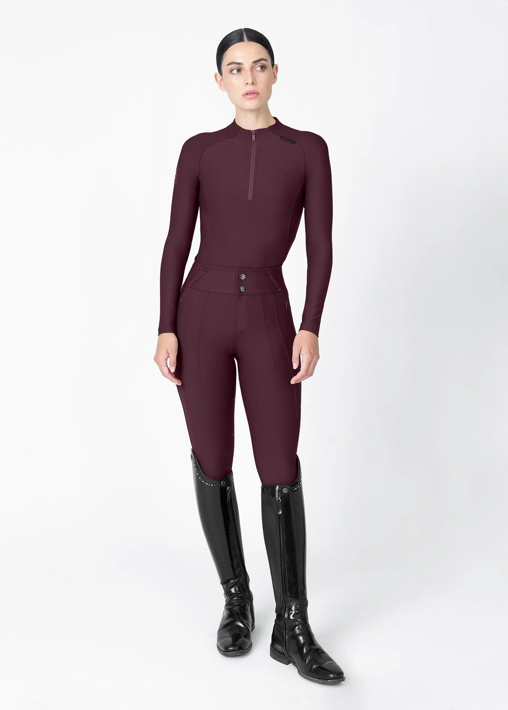 MAXIMILIAN EQUESTRIAN Vision Reithose burgundy
