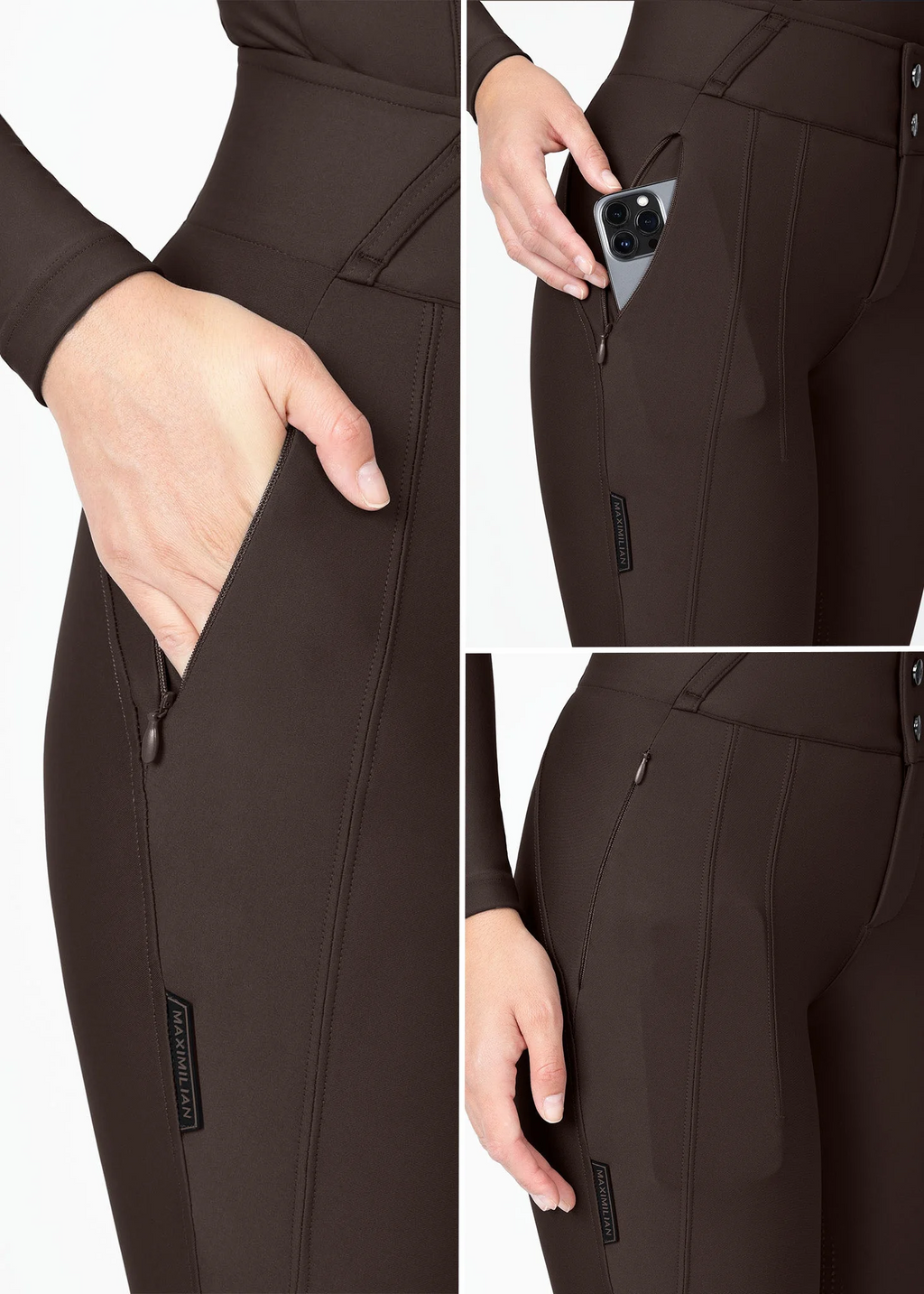 MAXIMILIAN EQUESTRIAN Vision Reithose chocolate