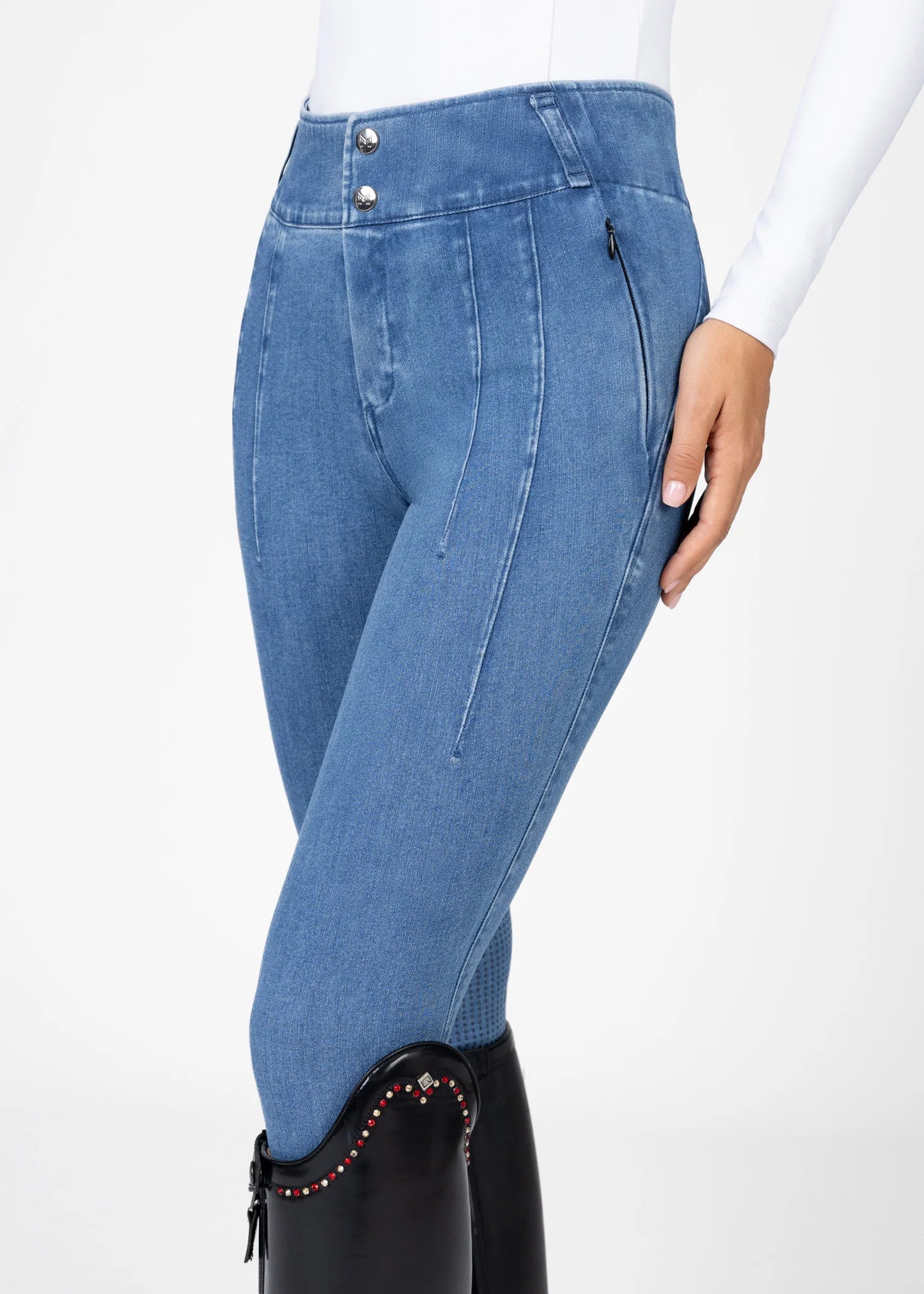 MAXIMILIAN EQUESTRIAN Vision Reithose denim