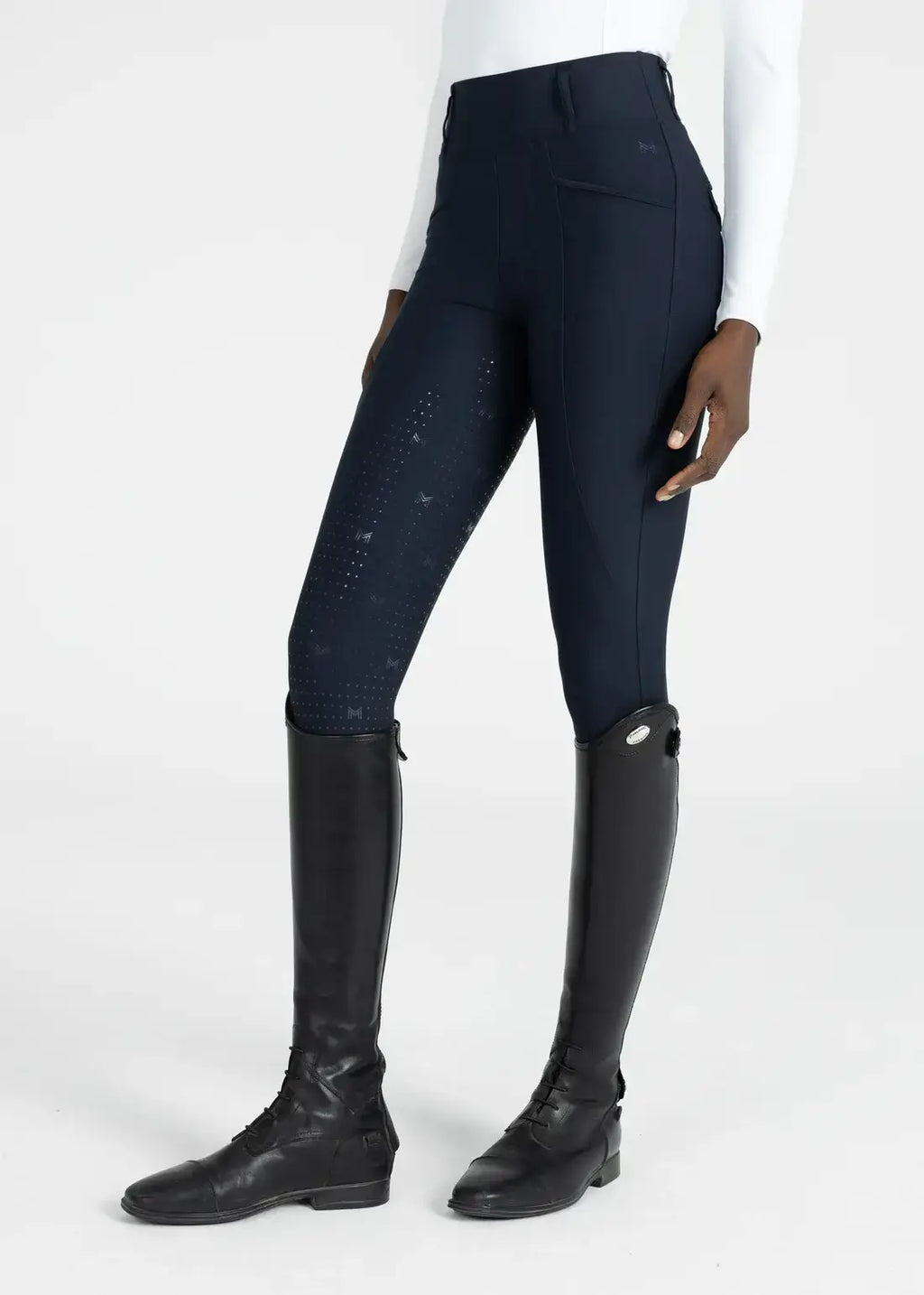 MAXIMILIAN EQUESTRIAN Pro Riding Leggings Atlantic