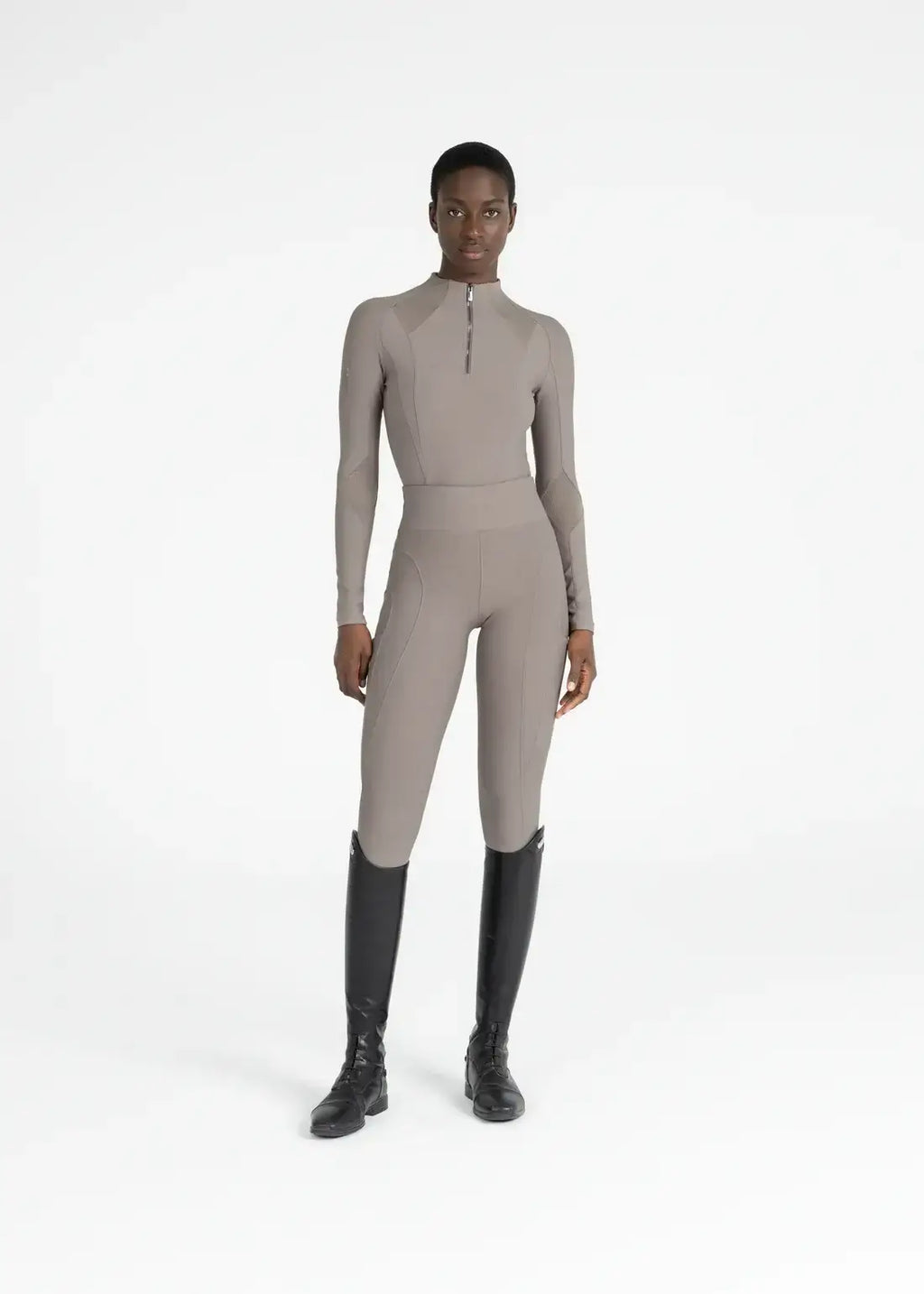 MAXIMILIAN EQUESTRIAN Frame Langarm Base Layer Taupe