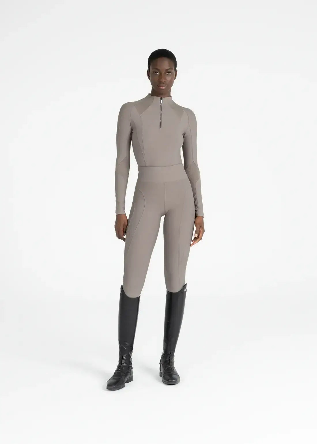 MAXIMILIAN EQUESTRIAN Frame Langarm Base Layer Taupe