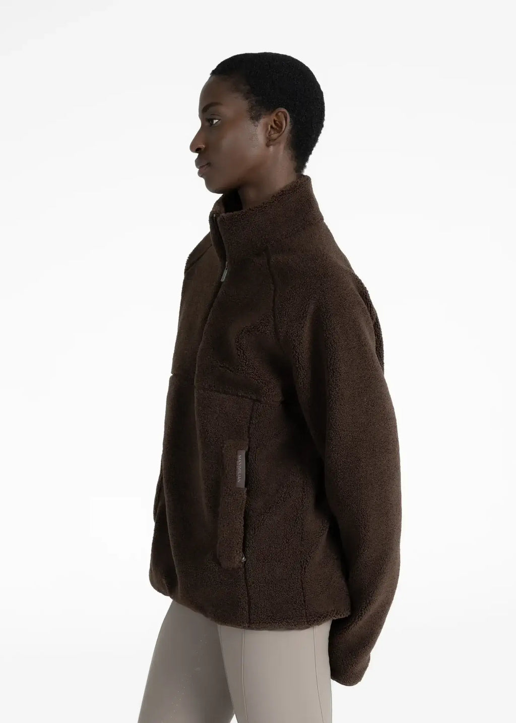 MAXIMILIAN EQUESTRIAN Clan Teddy Halfzip chocolate