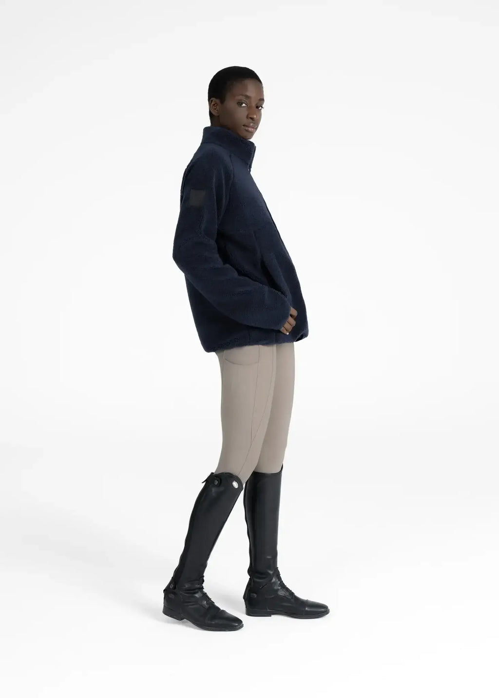 MAXIMILIAN EQUESTRIAN Clan Teddy Halfzip navy