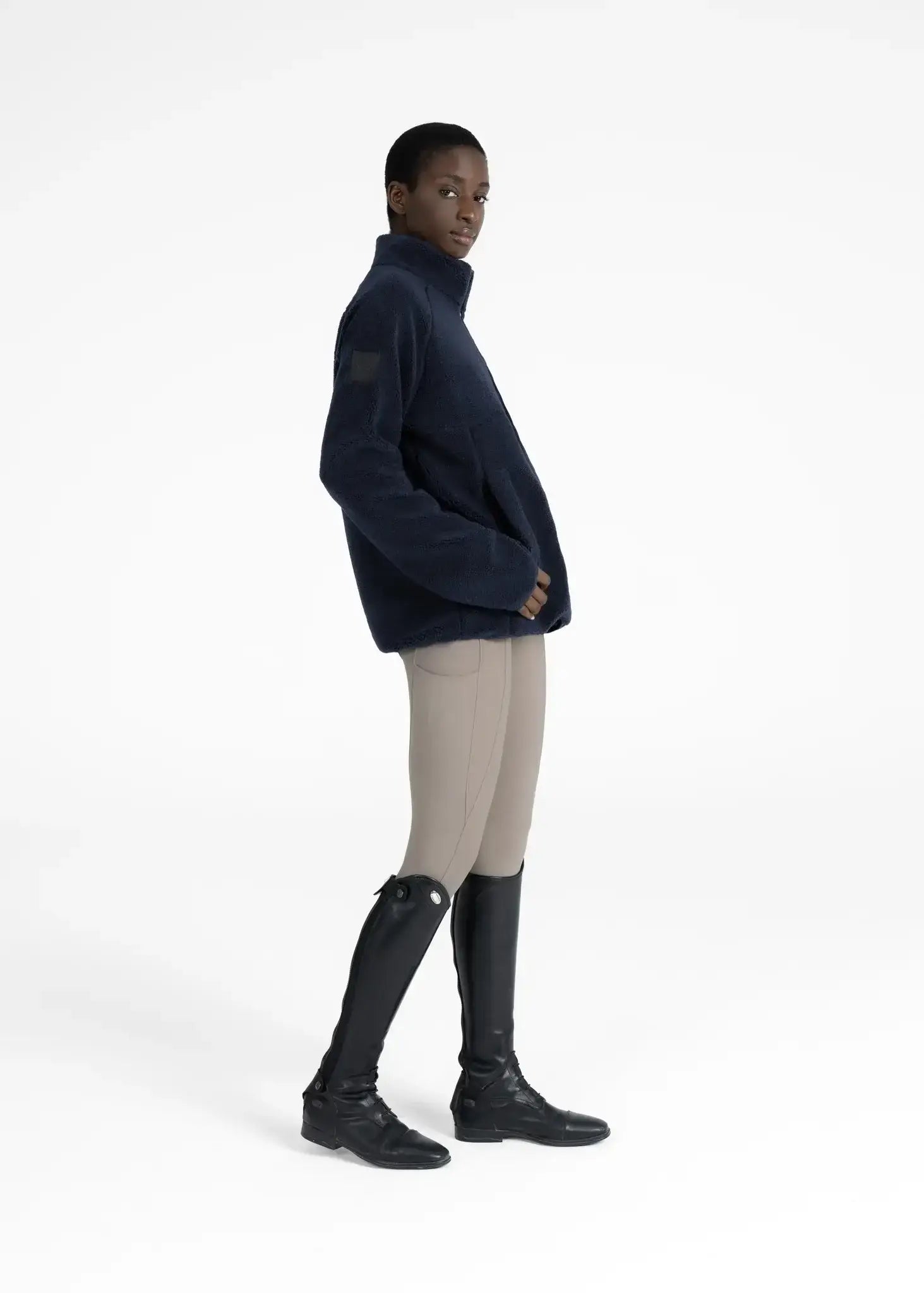 MAXIMILIAN EQUESTRIAN Clan Teddy Halfzip navy