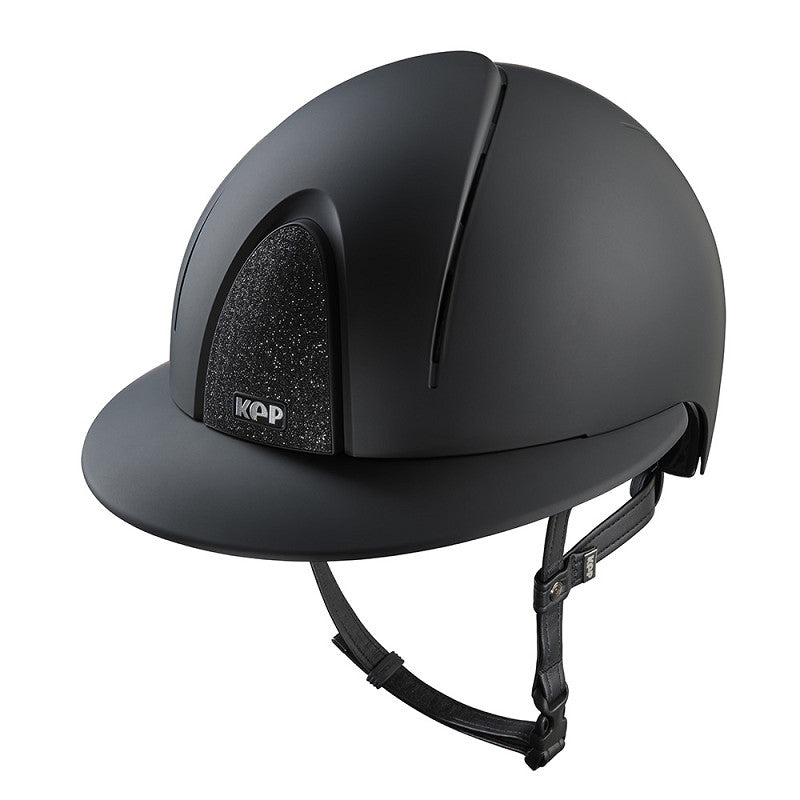 KEP Reithelm Nova Matt Star mit Polo Visor schwarz
