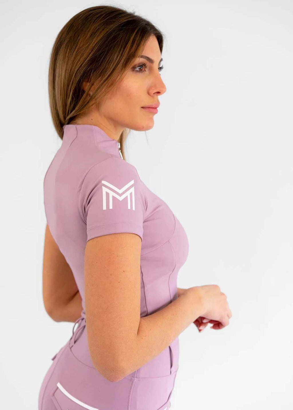 MAXIMILIAN EQUESTRIAN Kurzarm Shirt Base Layer Mauve