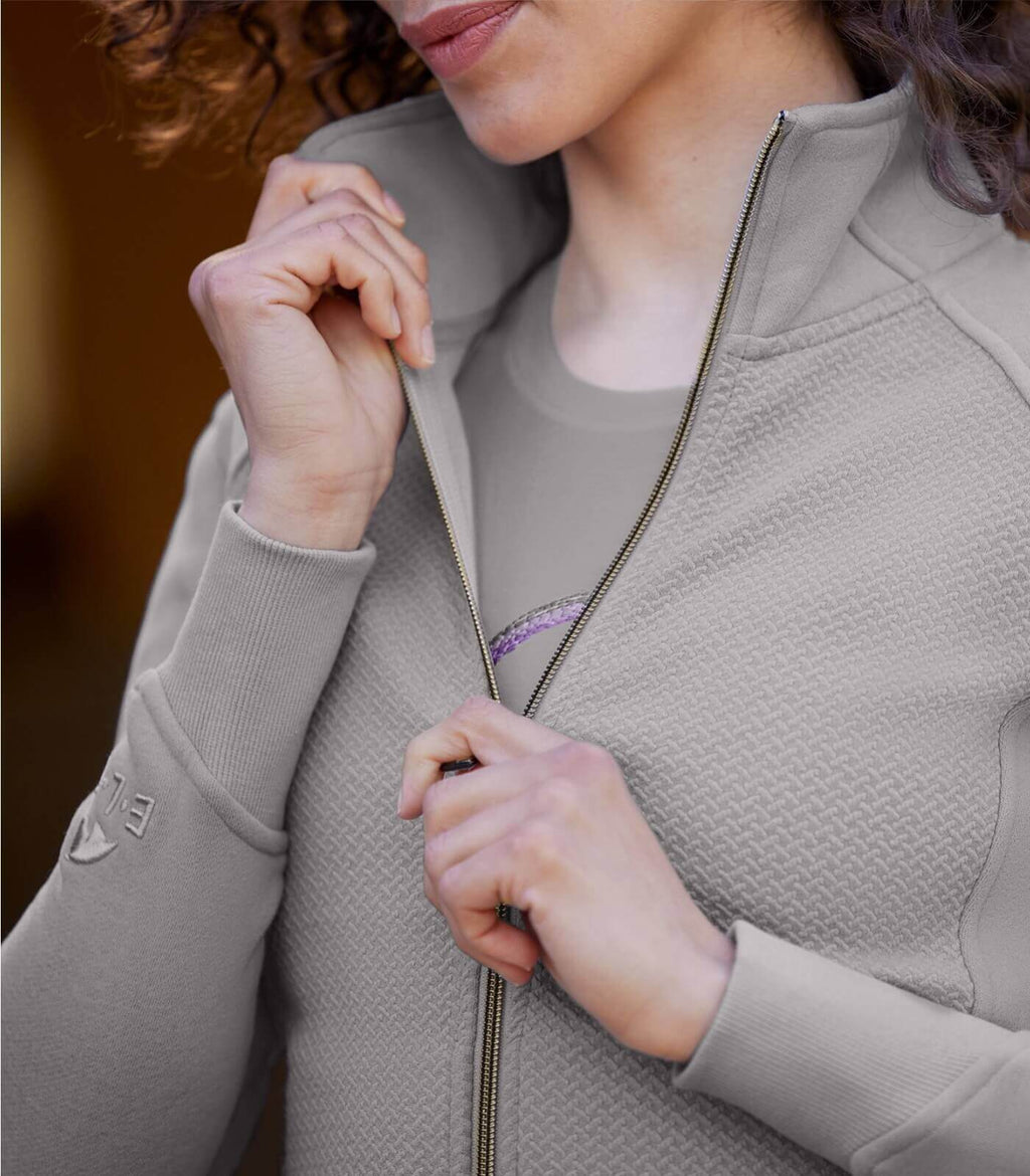 Sweat Jacke Lissabon Grau