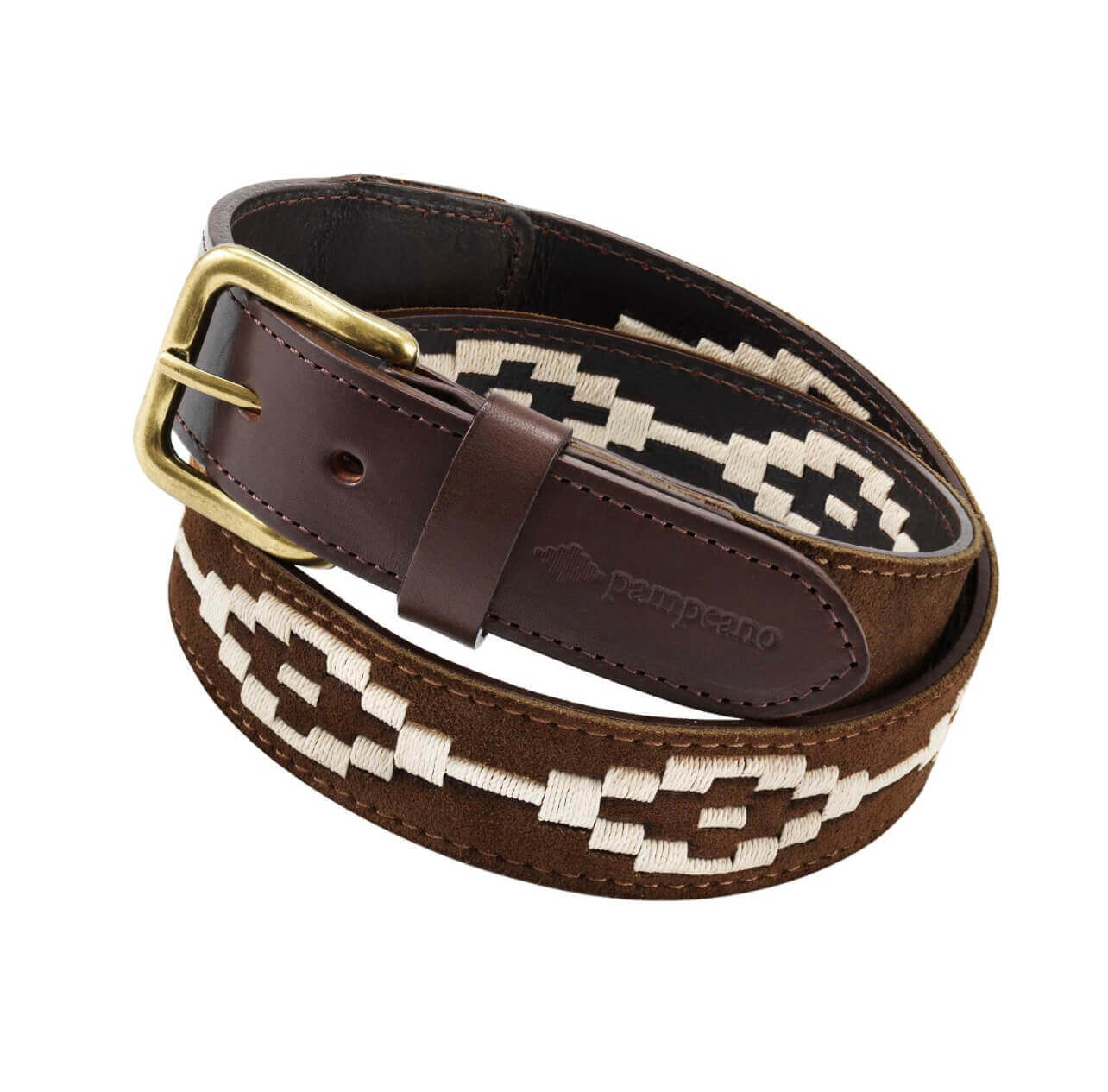 Pampeano Belt Brown Suede