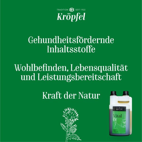Kröpfel Vitalöl für Tiere