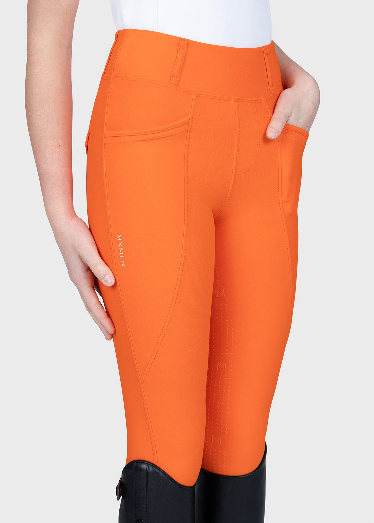 MAXIMILIAN EQUESTRIAN YR Pro Riding Leggings tangerine
