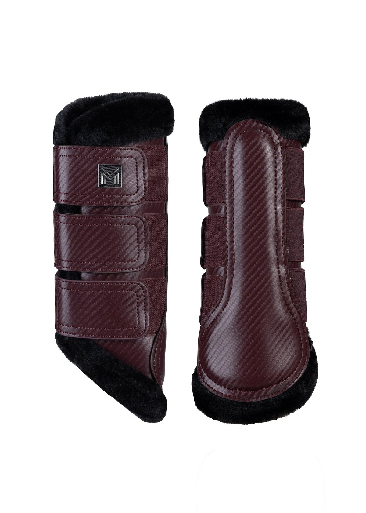 Maximilian Equestrian Drift Brushing Boots burgundy