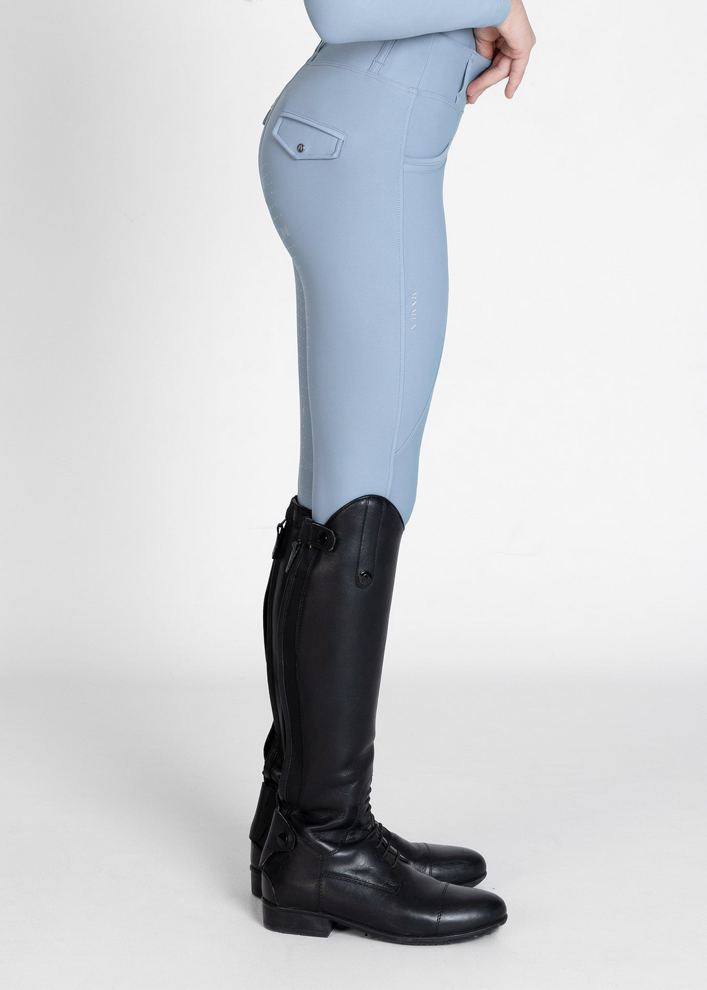 MAXIMILIAN EQUESTRIAN YR Pro Riding Leggings aqua