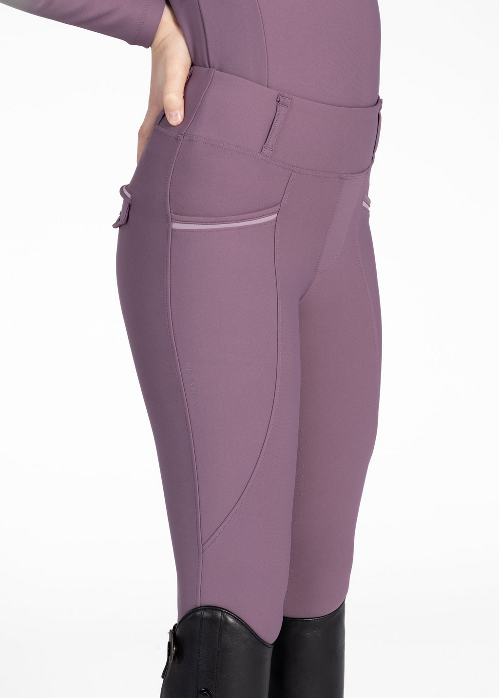 MAXIMILIAN EQUESTRIAN YR Pro Riding Leggings plum