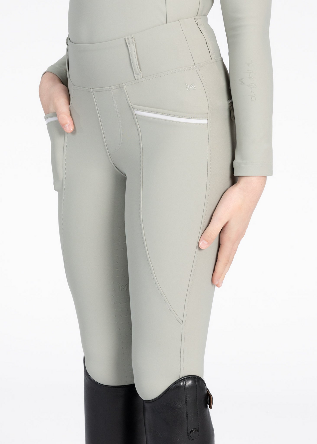 MAXIMILIAN EQUESTRIAN YR Pro Riding Leggings laurel