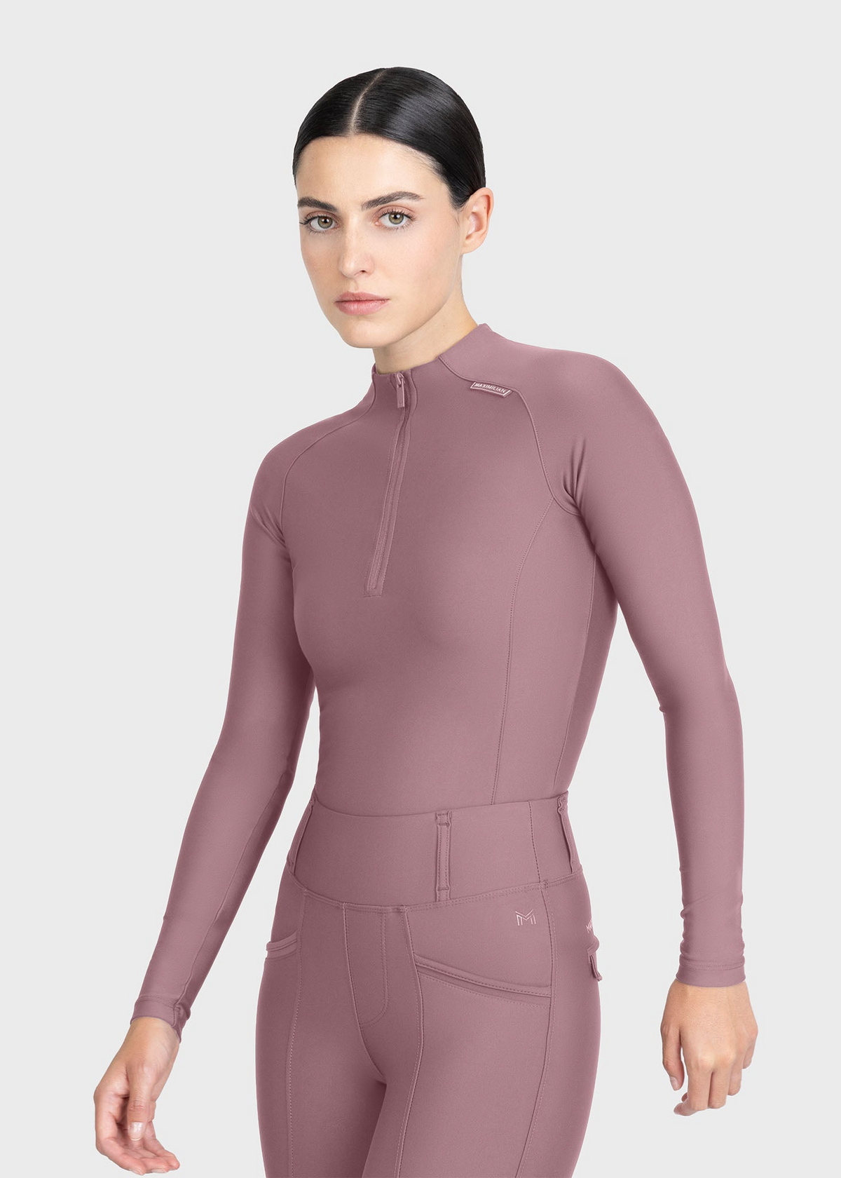 MAXIMILIAN EQUESTRIAN Origin Langarm Base Layer heather