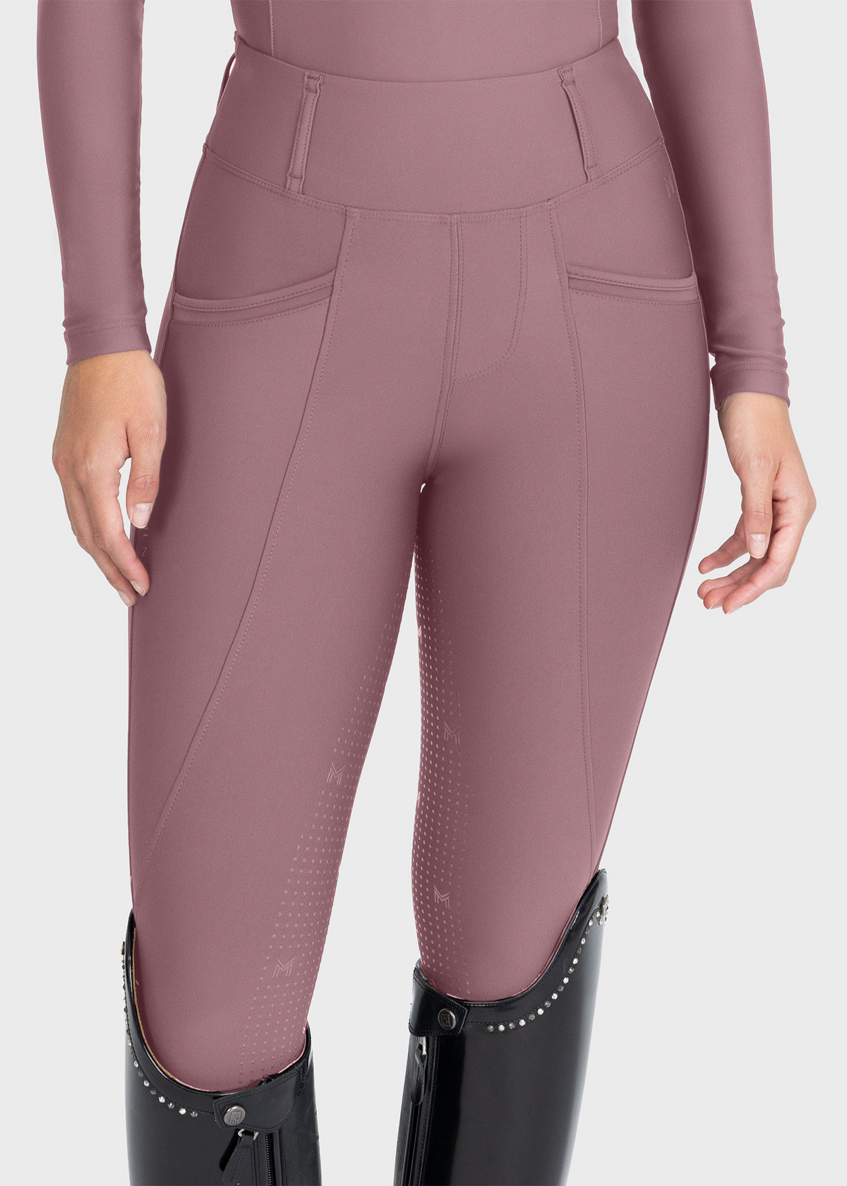 MAXIMILIAN EQUESTRIAN Pro Riding Leggings heather