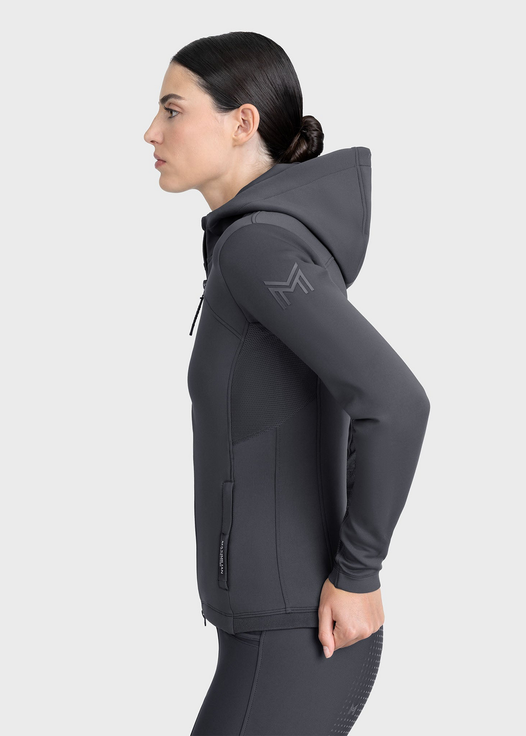 MAXIMILIAN EQUESTRIAN Wolt Zip Hoodie graphite