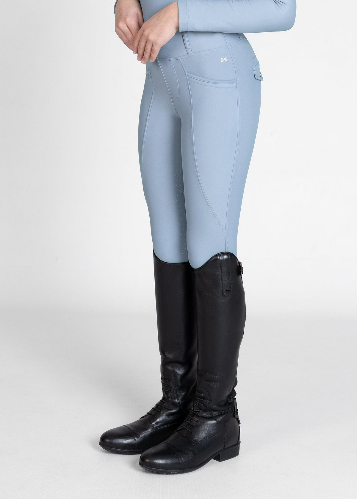 MAXIMILIAN EQUESTRIAN YR Pro Riding Leggings aqua