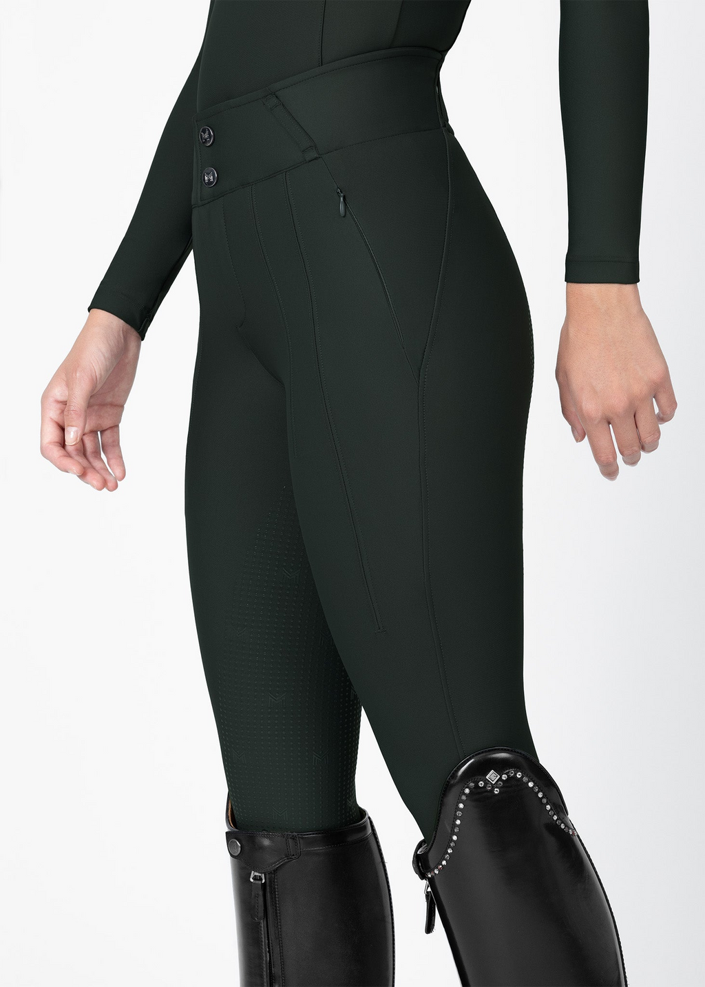 MAXIMILIAN EQUESTRIAN Vision Reithose hunter green