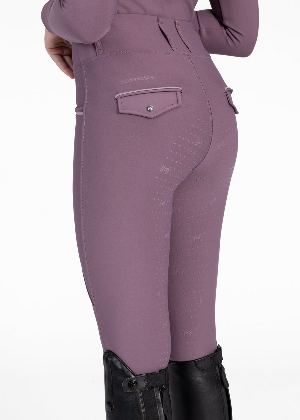 MAXIMILIAN EQUESTRIAN YR Pro Riding Leggings plum