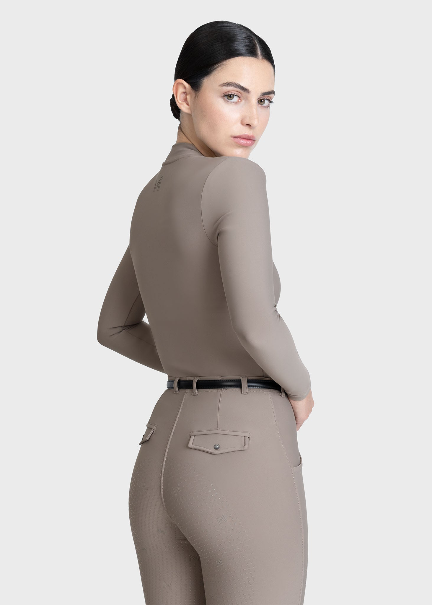 MAXIMILIAN EQUESTRIAN Velya Langarm Shirt taupe
