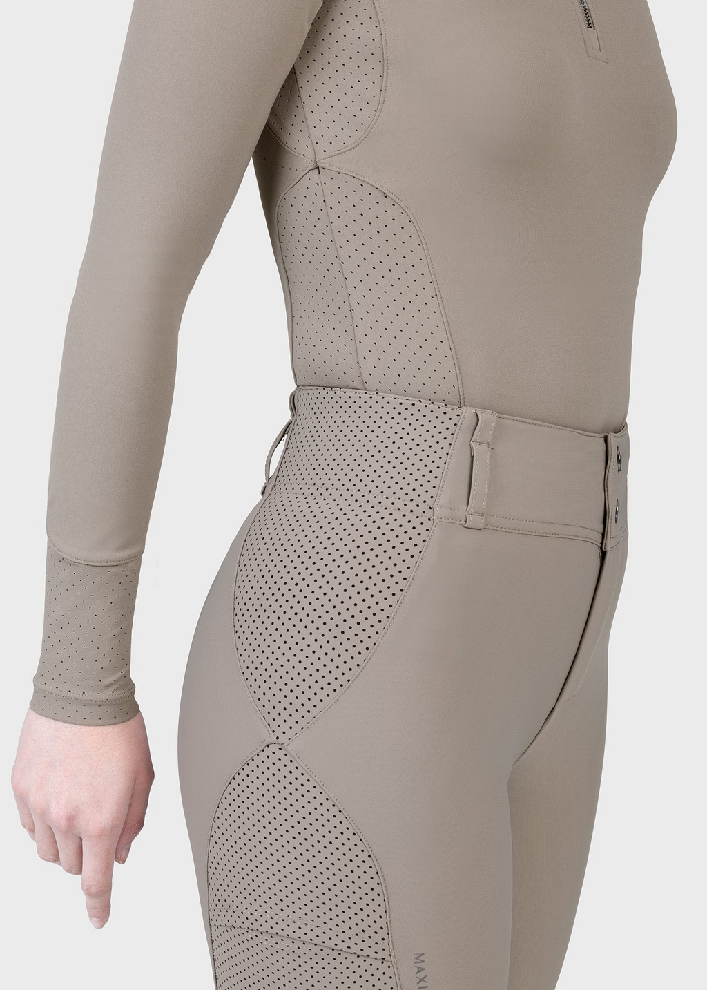 MAXIMILIAN EQUESTRIAN Aero Langarm Base Layer taupe