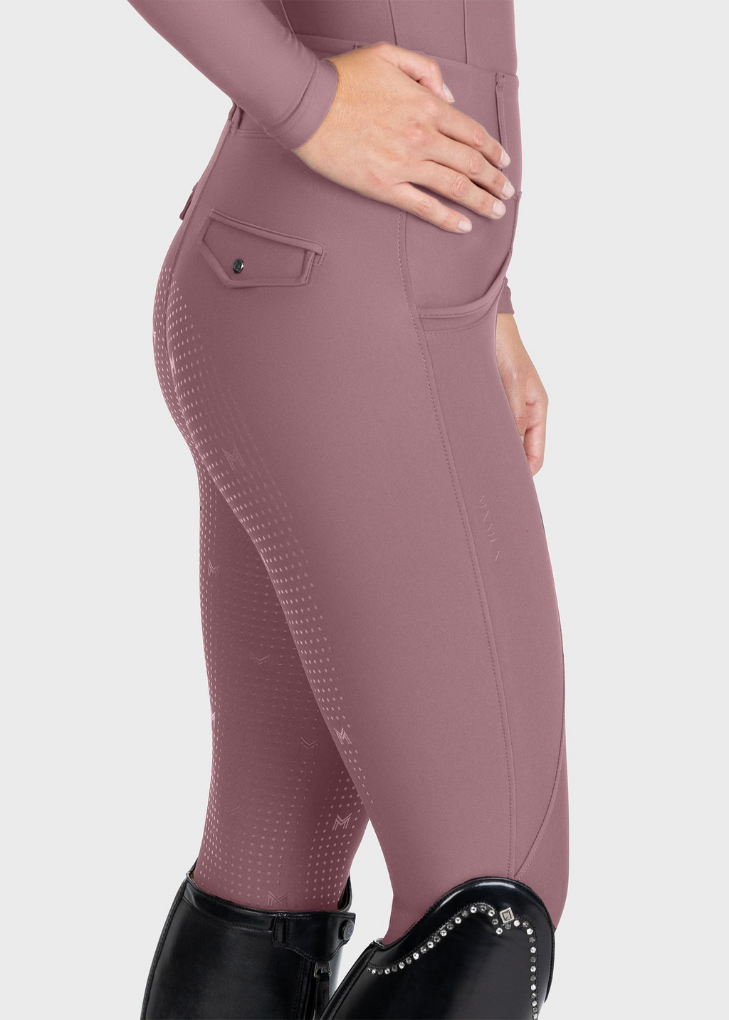 MAXIMILIAN EQUESTRIAN Pro Riding Leggings heather