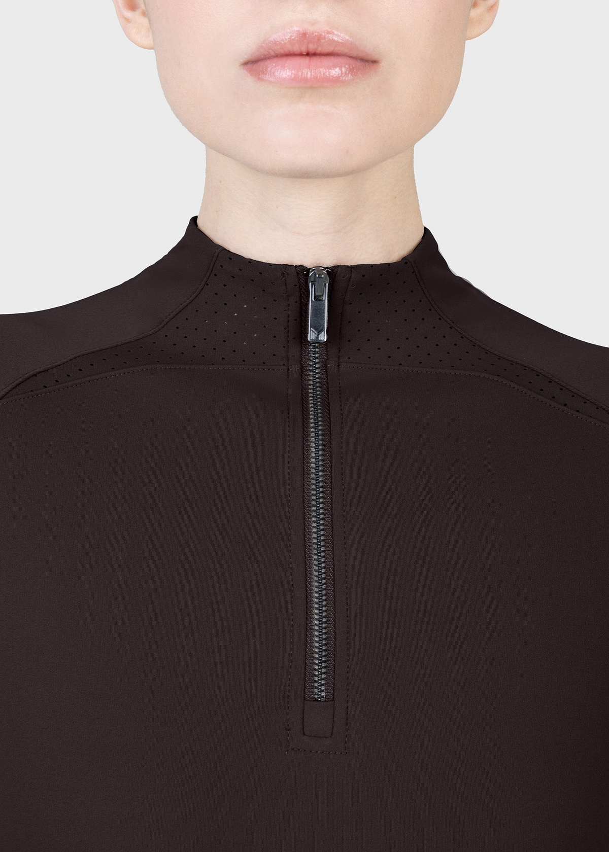 MAXIMILIAN EQUESTRIAN Aero Langarm Base Layer espresso