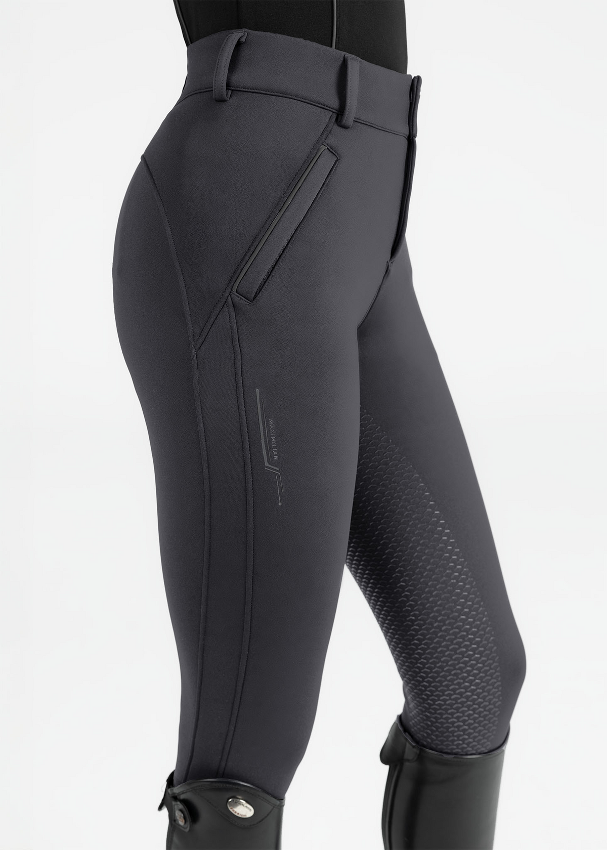 MAXIMILIAN EQUESTRIAN Arctic Fleeced Reithose graphite