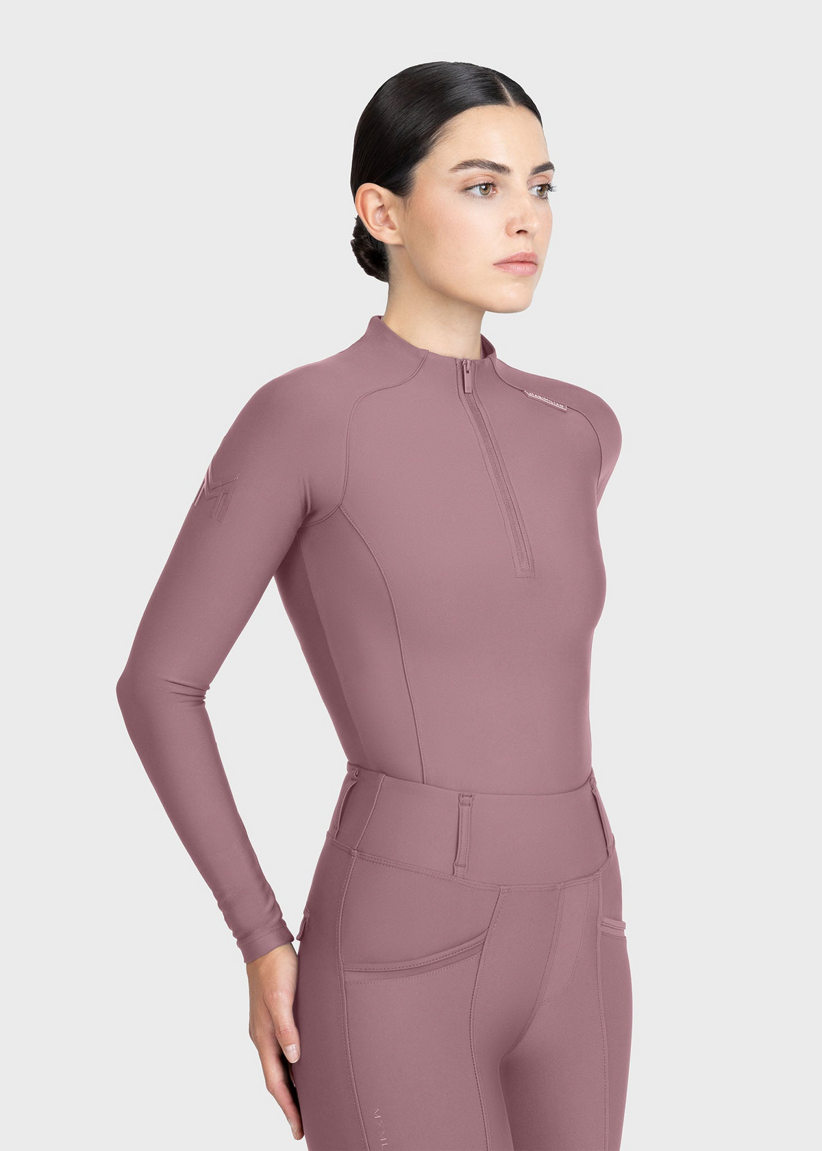 MAXIMILIAN EQUESTRIAN Origin Langarm Base Layer heather