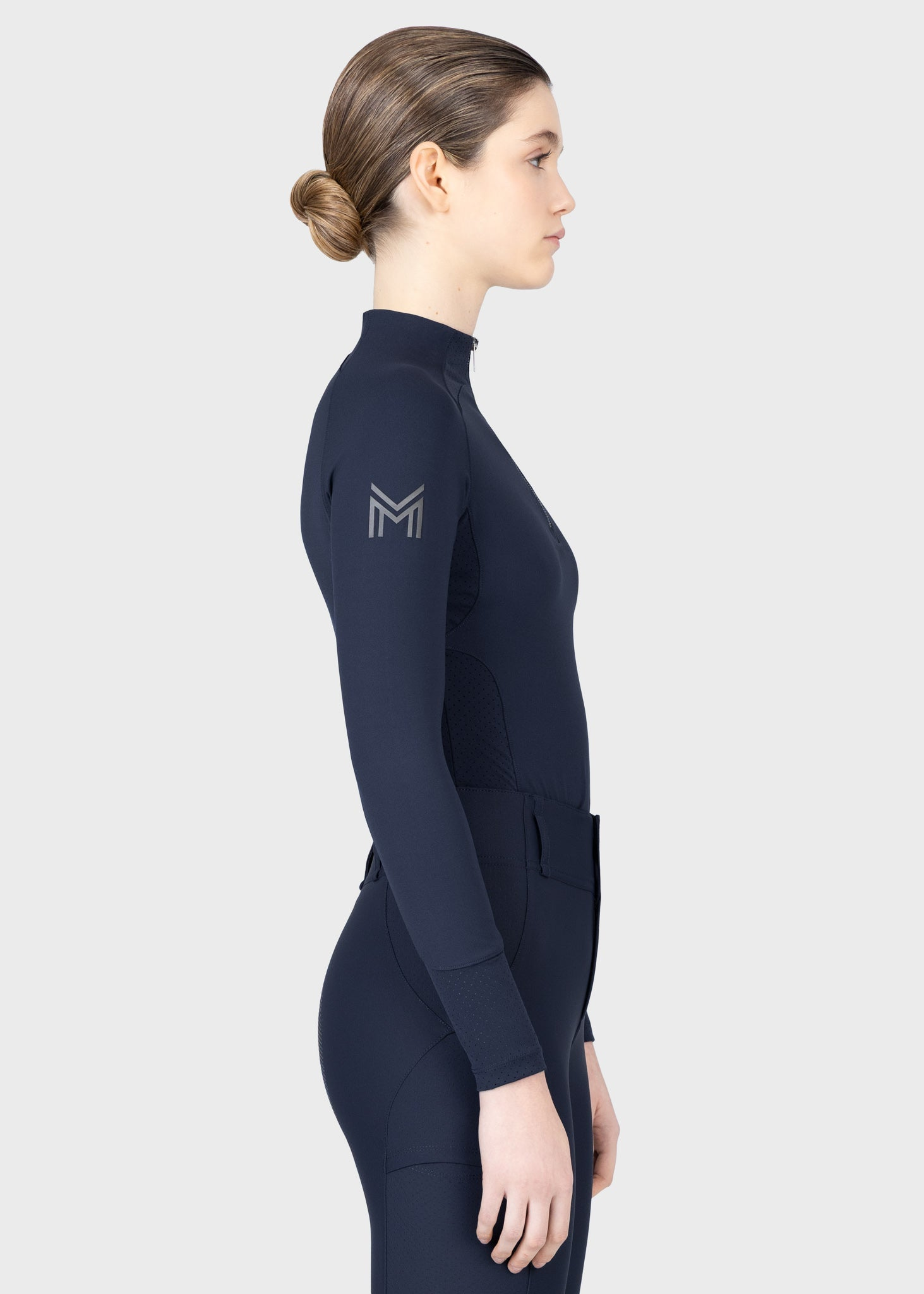 MAXIMILIAN EQUESTRIAN Aero Langarm Base Layer atlantic