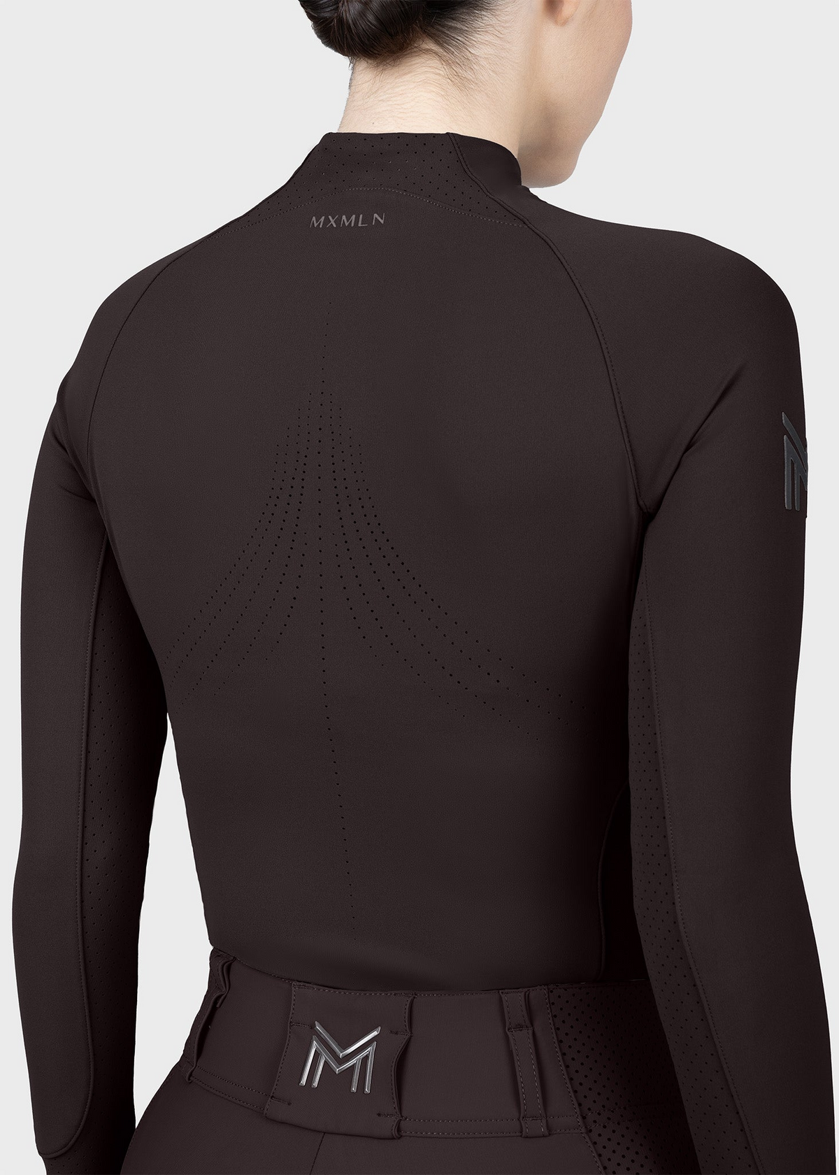 MAXIMILIAN EQUESTRIAN Aero Langarm Base Layer espresso