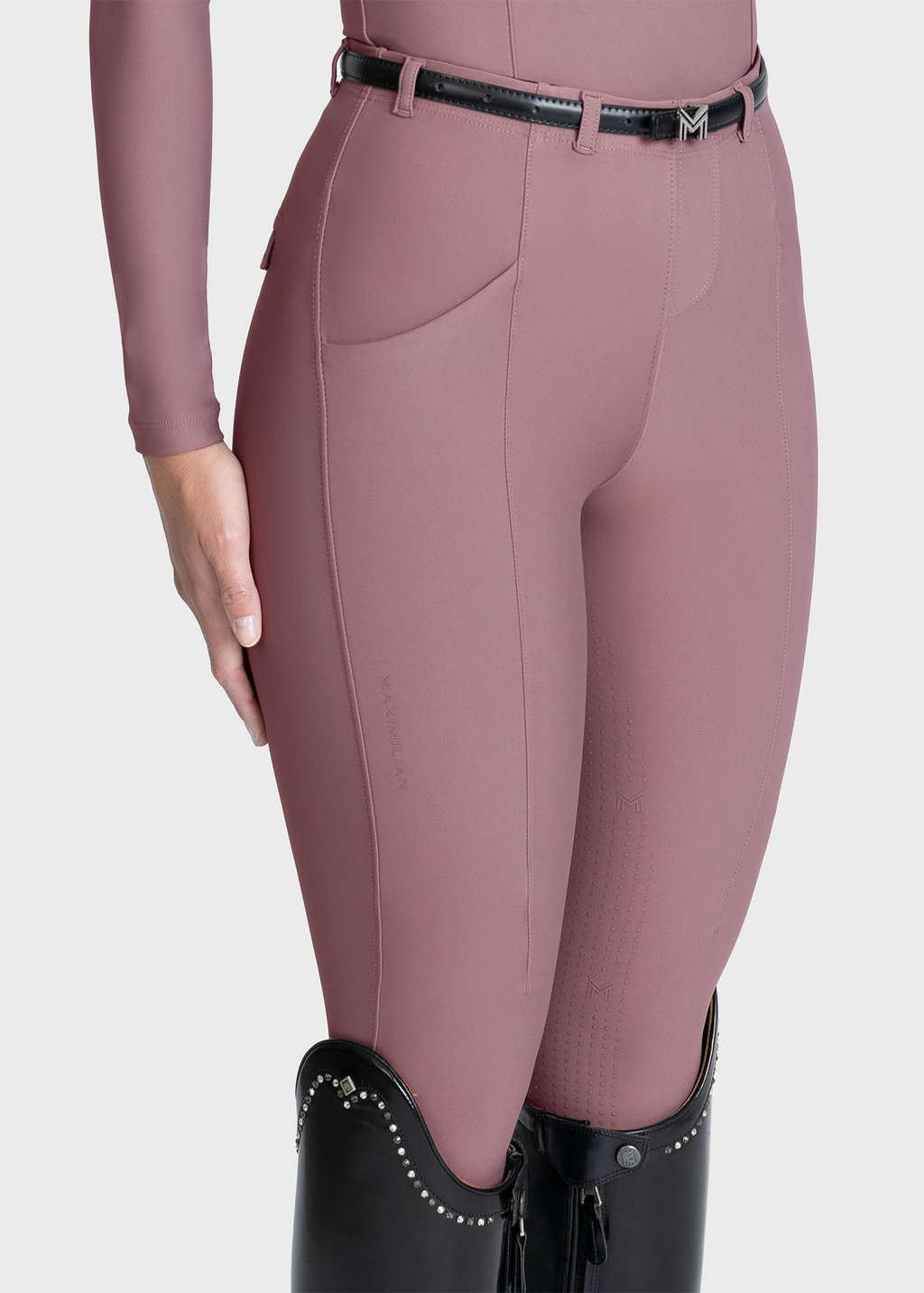 MAXIMILIAN EQUESTRIAN Velya Riding Leggings heather